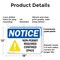 Signmission 12 in H x 18 in W, Plastic, Rectangle, Non-Permit Required Confined Space OS-2PACK-NS-P-1218-L-16238 - alternate 8